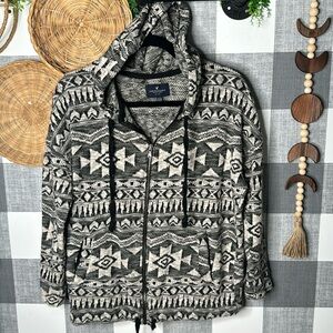 American Eagle Zip Up Aztec